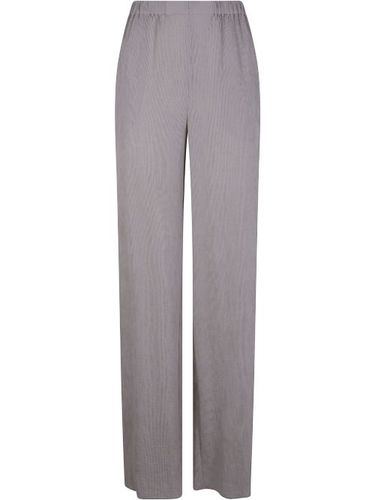 Pantalon évasé Nari en maille nervurée - Emporio Armani - Modalova