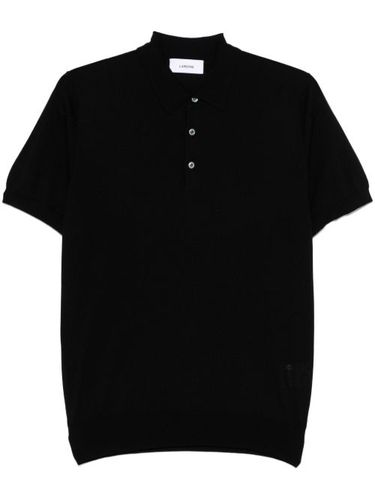 Lardini polo en maille fine - Noir - Lardini - Modalova