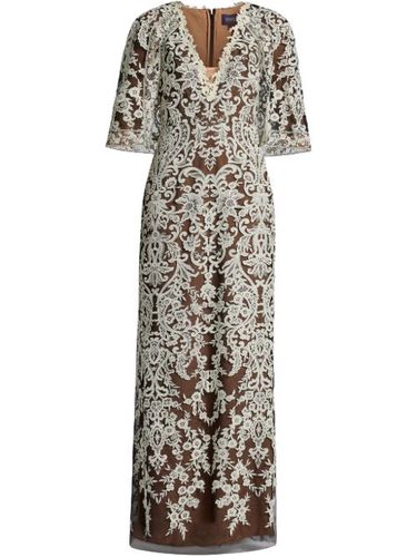 Robe à superposition en dentelle - Marchesa Notte - Modalova