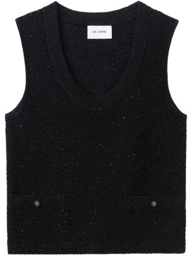 Pull en maille intarsia - St. John - Modalova