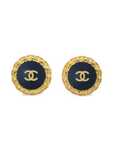 Boucles d'oreilles à clip CC (années 1990-2000) - CHANEL Pre-Owned - Modalova