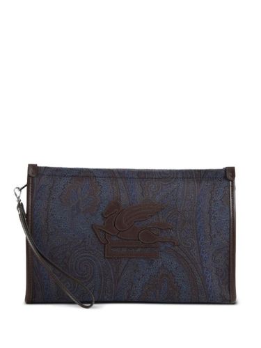 ETRO portefeuille Pegaso - Bleu - ETRO - Modalova