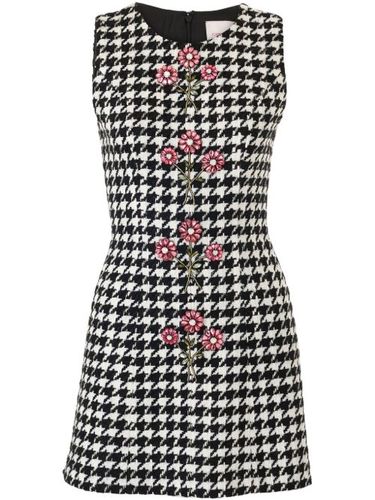 Robe courte à motif pied-de-poule - Carolina Herrera - Modalova
