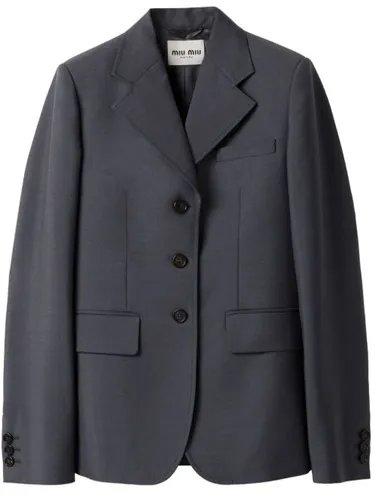 Blazer à simple boutonnage - Miu Miu - Modalova