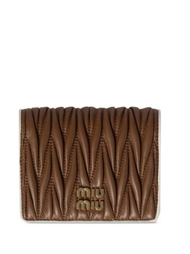 Portefeuille en cuir - Miu Miu - Modalova