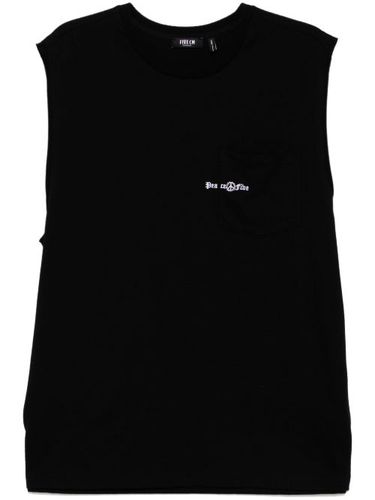 FIVE CM gilet à logo brodé - Noir - FIVE CM - Modalova