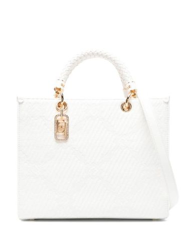 Sac à main à motif en jacquard - Elisabetta Franchi - Modalova