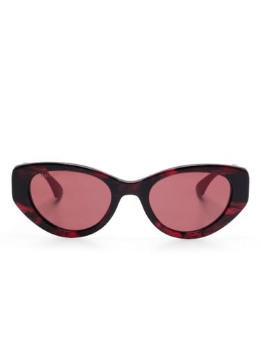 Lunettes de soleil à monture papillon - Gucci Eyewear - Modalova