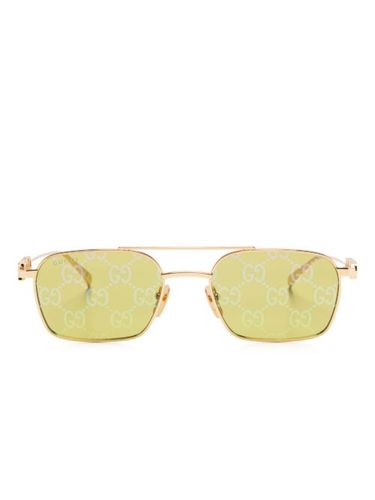 Lunettes de soleil à monture navigateur - Gucci Eyewear - Modalova