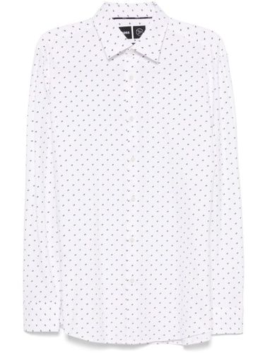 Chemise imprimée à détail noué - BOSS - Modalova