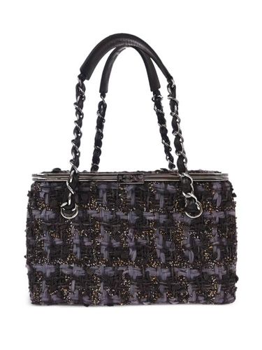Sac porté épaule Tweed Vanity (2006) - CHANEL Pre-Owned - Modalova