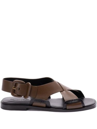 Tod's sandales en cuir - Marron - Tod's - Modalova