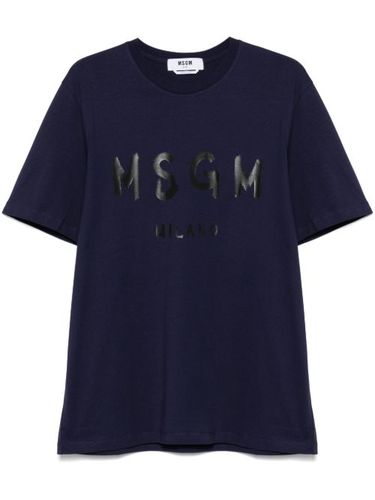 T-shirt à logo imprimé - MSGM - Modalova