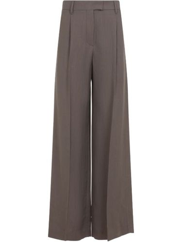 Pantalon évasé à taille haute - Brunello Cucinelli - Modalova