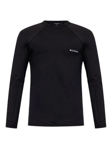 T-shirt à logo brodé - Balmain - Modalova