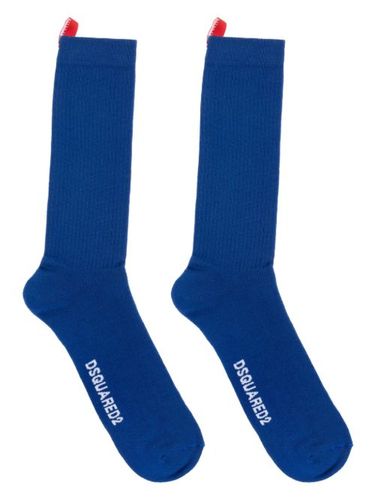 Chaussettes en maille à design nervuré - DSQUARED2 - Modalova