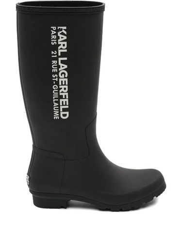 Bottes de pluie à logo - Karl Lagerfeld - Modalova