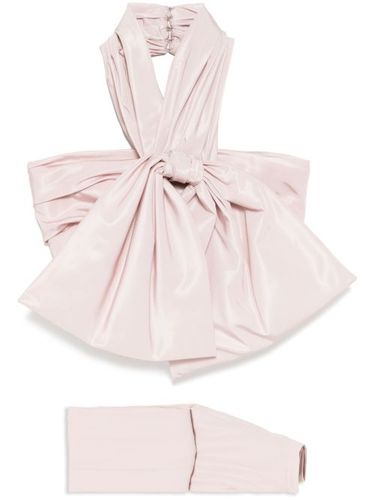 Ensemble bustier-nœud à design drapé - Saiid Kobeisy - Modalova