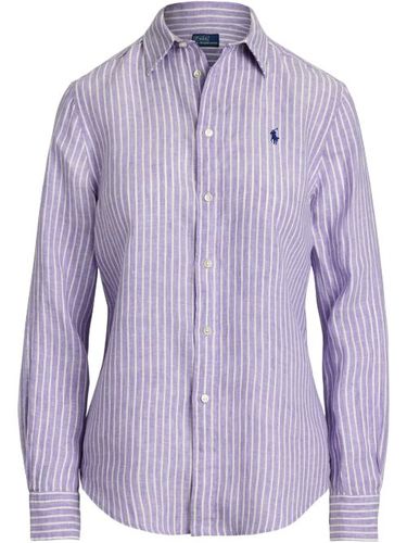 Chemise en lin à logo Polo Pony - Polo Ralph Lauren - Modalova
