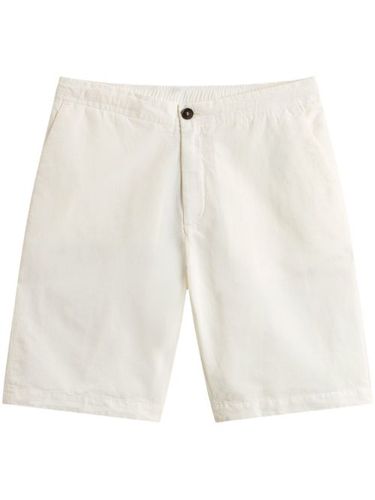 Woolrich short en lin - Blanc - Woolrich - Modalova