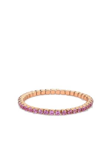 Bague en or 18ct sertie de saphirs - SHAY - Modalova