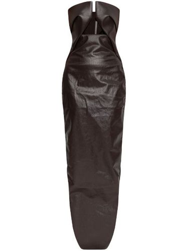 Robe mi-longue à découpe avant - Rick Owens - Modalova