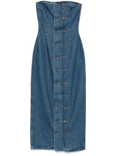Robe en jean à détail de bouton - ROTATE BIRGER CHRISTENSEN - Modalova