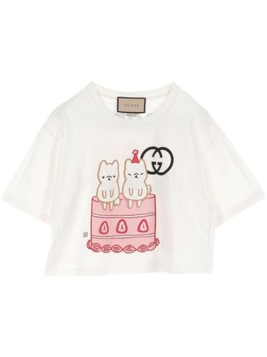 T-shirt crop en coton (années 2010) - Gucci Pre-Owned - Modalova
