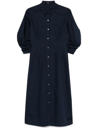 Robe mi-longue à fronces - Theory - Modalova
