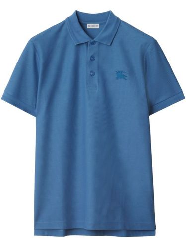 Burberry polo en coton - Bleu - Burberry - Modalova