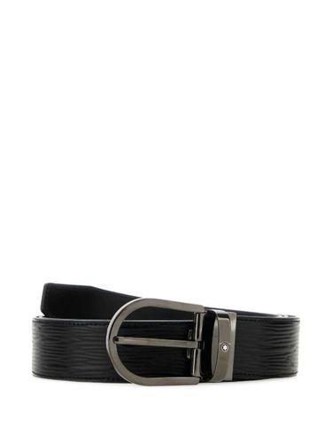 Montblanc ceinture en cuir - Noir - Montblanc - Modalova