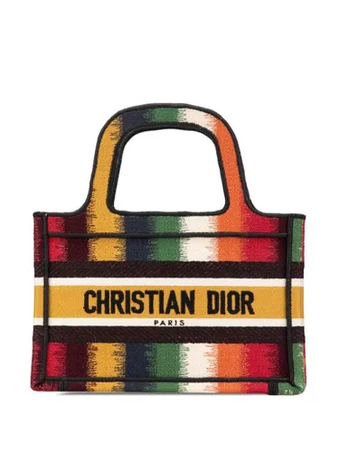 Mini sac à main D-Stripes Book Tote (2020) - Christian Dior Pre-Owned - Modalova