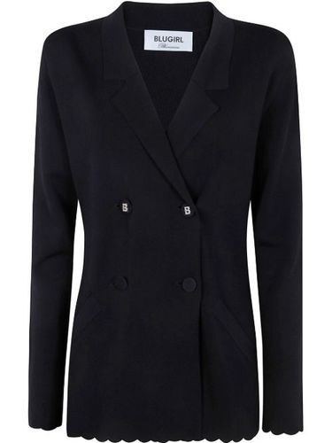 Blazer à bords festonnés - Blugirl - Modalova