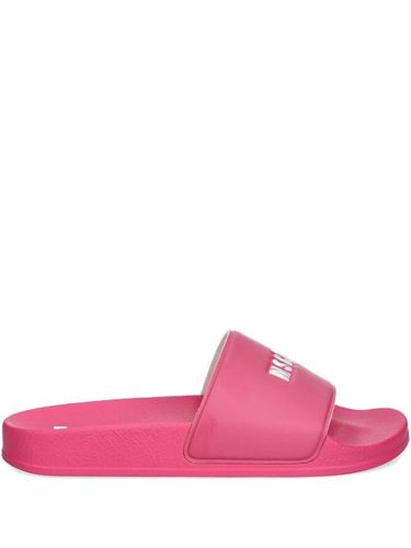 Claquettes à logo embossé - MSGM - Modalova