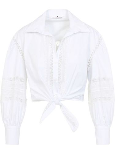 Blouse à dentelle appliquée - Ermanno Scervino - Modalova