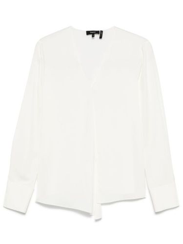 Theory blouse en soie - Blanc - Theory - Modalova