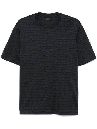 T-shirt à motif monogrammé - Emporio Armani - Modalova