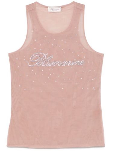 Débardeur à logo orné de cristaux - Blumarine - Modalova
