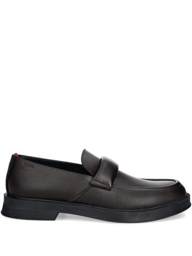 HUGO mocassins en cuir - Noir - HUGO - Modalova