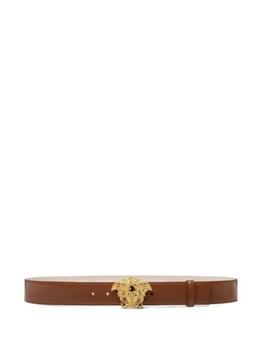 Ceinture La Medusa en cuir - Versace - Modalova