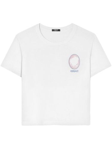 T-shirt Cameo à logo imprimé - Versace - Modalova