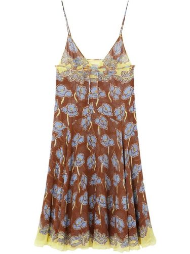 Robe Poppies à coupe mi-longue - Versace - Modalova