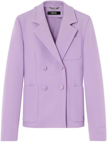 Blazer à boutonnière croisée - Versace - Modalova
