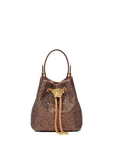 Sac seau à ornements strassés - Versace - Modalova