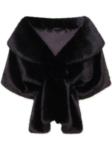 Unreal Fur cape Champagne - Noir - Unreal Fur - Modalova