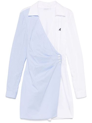 Robe-chemise courte à empiècements - Patrizia Pepe - Modalova