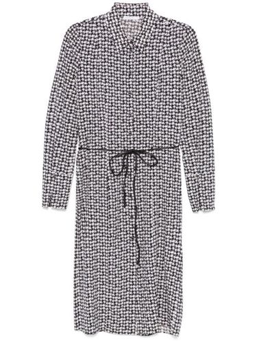 Robe mi-longue à motif pied-de-poule - Patrizia Pepe - Modalova