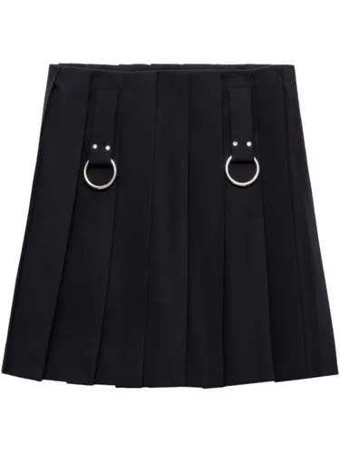 Jupe plissée en gabardine - Prada - Modalova