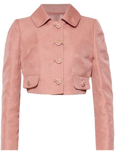 Veste à logo en jacquard - Dolce & Gabbana - Modalova
