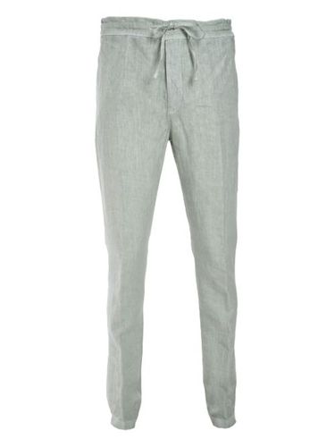 Pantalon à taille à lien de resserrage - 120% Lino - Modalova